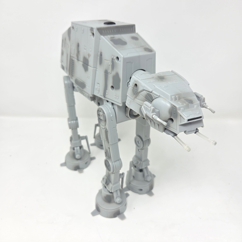 Star Wars AT-AT Imperial Walker Electronic Animated Toy Grey Camo Action Figure